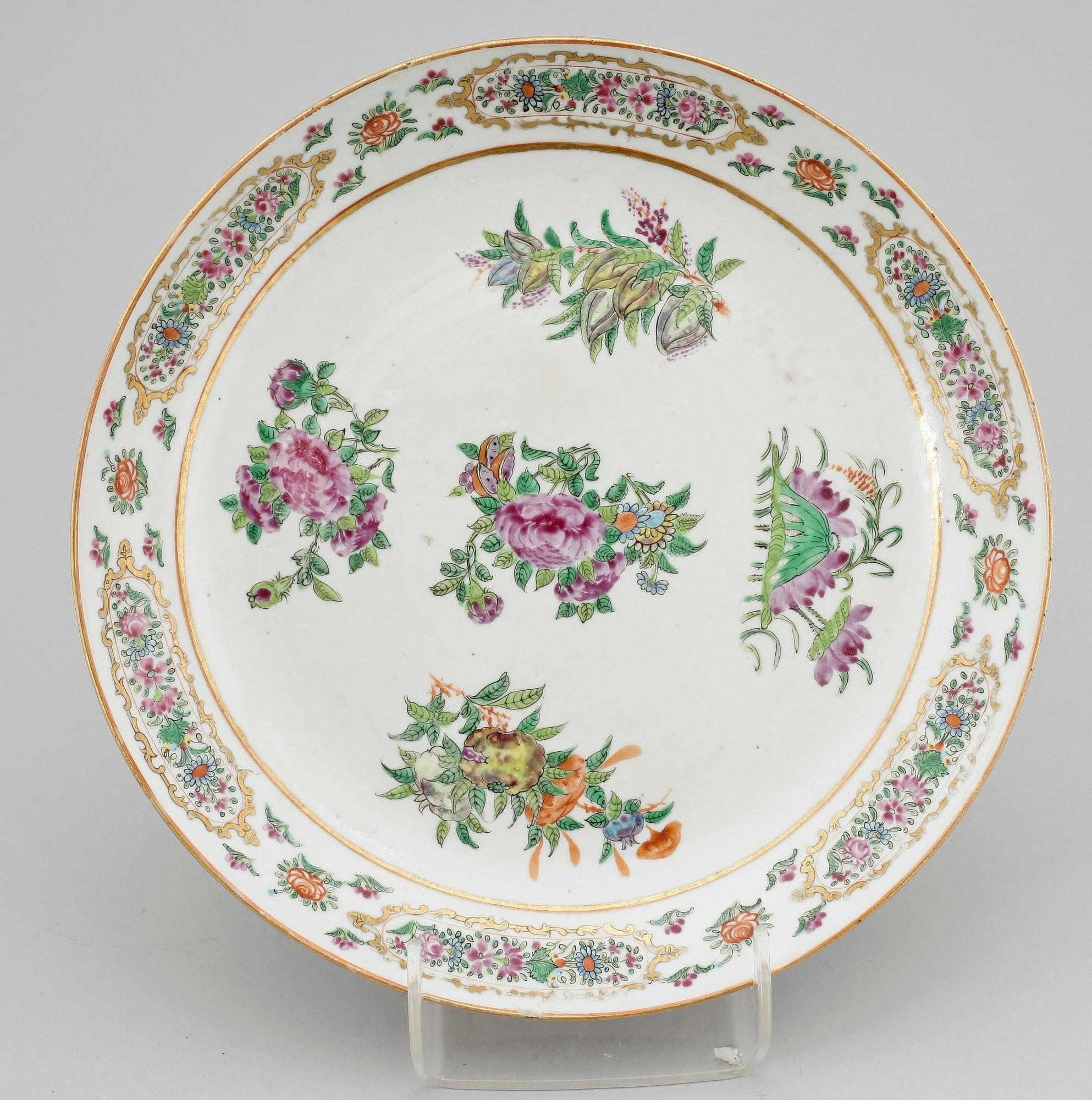 FAT, porslin, Persien, 1800-tal.