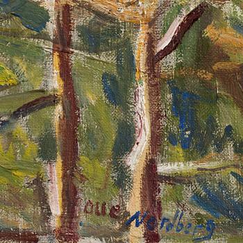 OLLE NORDBERG, olja på duk, signerad.