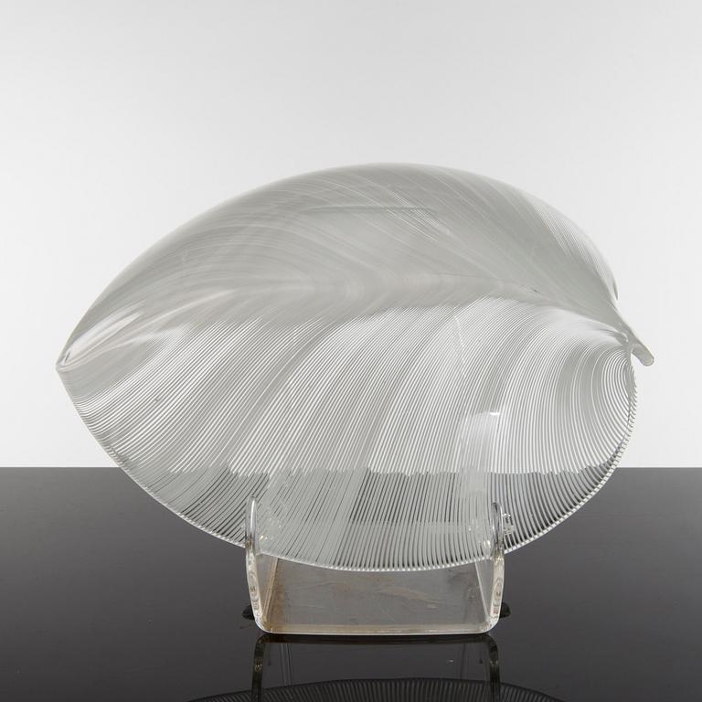 TYRA LUNDGREN, skål, Venini, Murano, 1940-/50-tal.