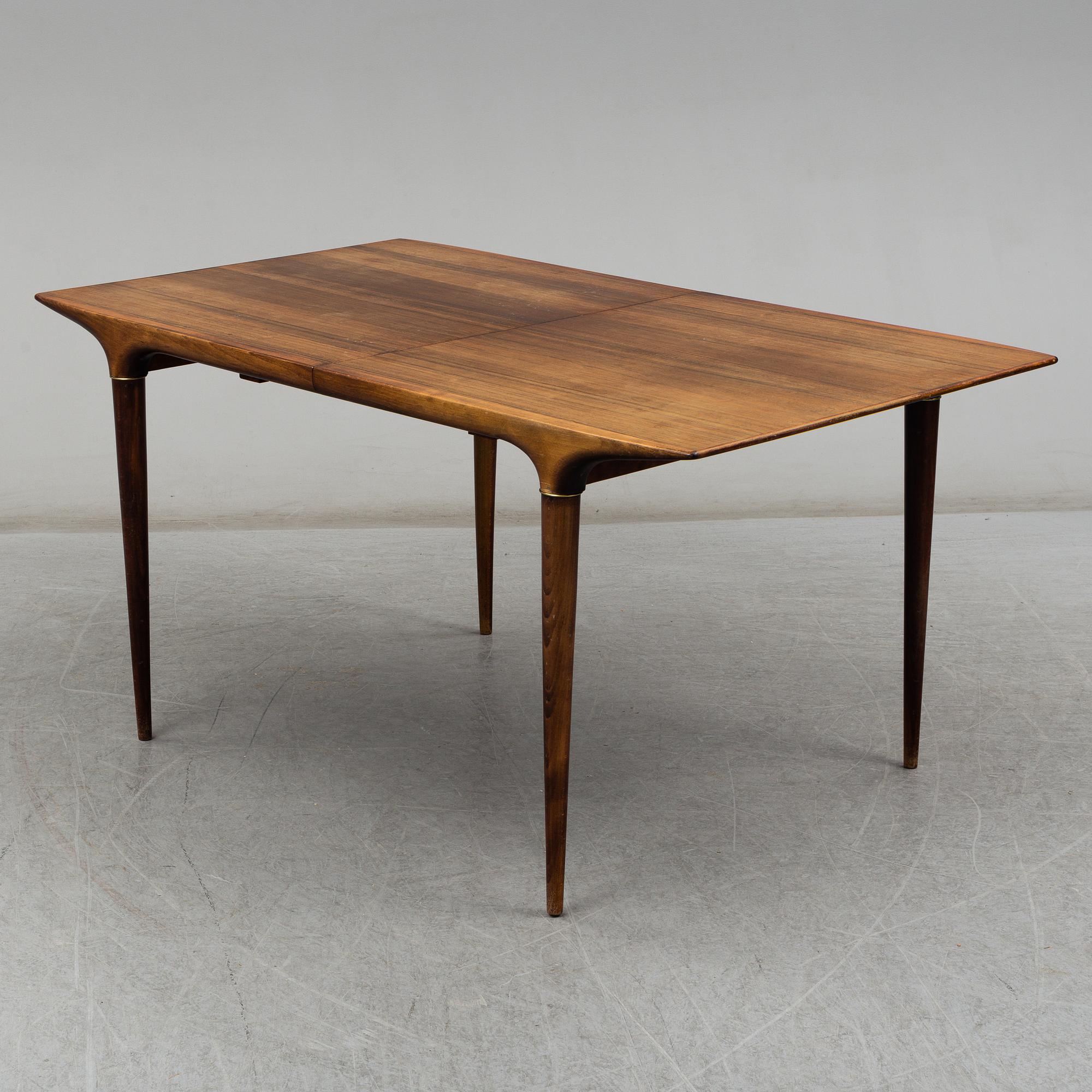 SVANTE SKOGH, matsalsgrupp, 9 delar, "Cortina", Seffle Möbelfabrik, 1960-tal.