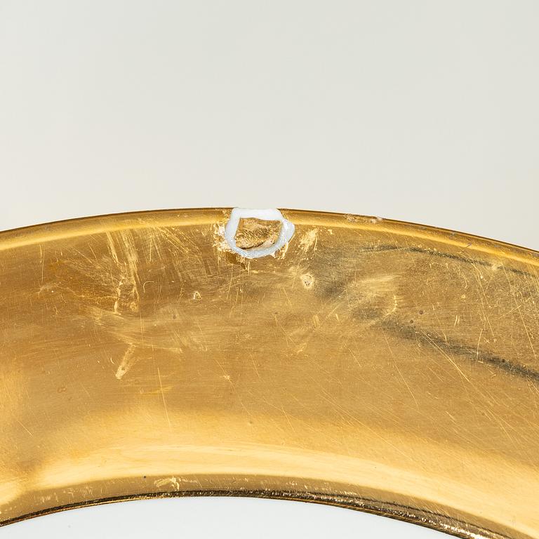 Service pieces, 91 pcs, mostly Porcelain de Paris.