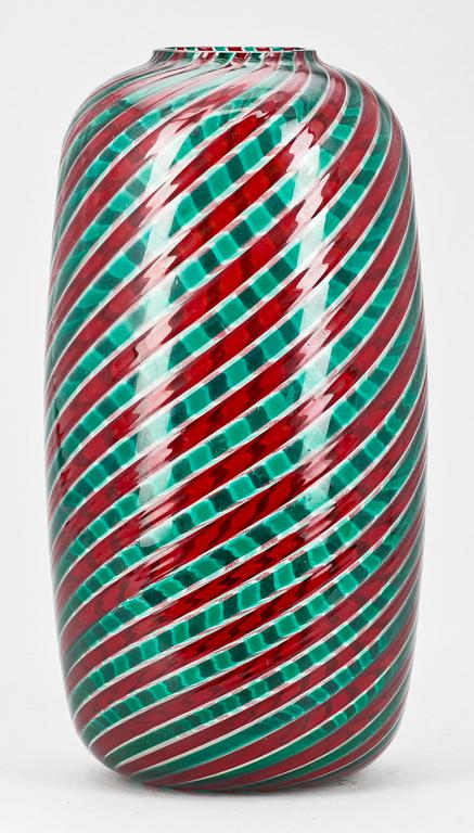 VAS, glas, Venini, Murano, Italien, sign o numr/dat 90.