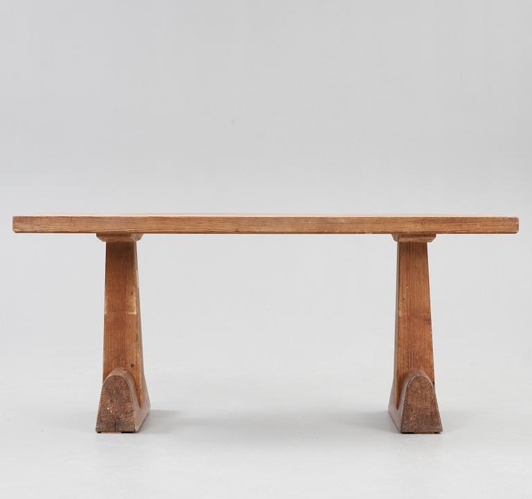 AXEL EINAR HJORTH, konsol- /biblioteksbord "Utö", Nordiska Kompaniet, 1930-tal.