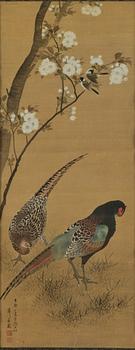 Unidentified artist, 'Pheasant pair', China, late Qing dynasty/circa 1900.