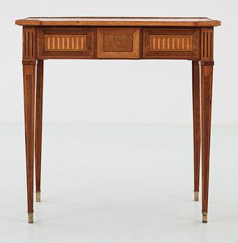 A Gustavian table by Georg Haupt (master 1770-1784), not signed.