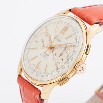 Portex, wristwatch, 18K gold, chronograph, 38 mm.