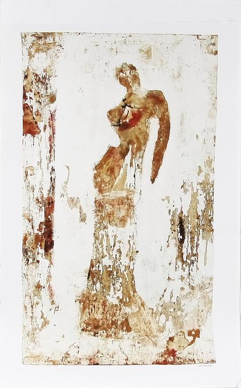 MEJA. Grafiskt blad, sign. Säljs till förmån för World Childhood Foundation.