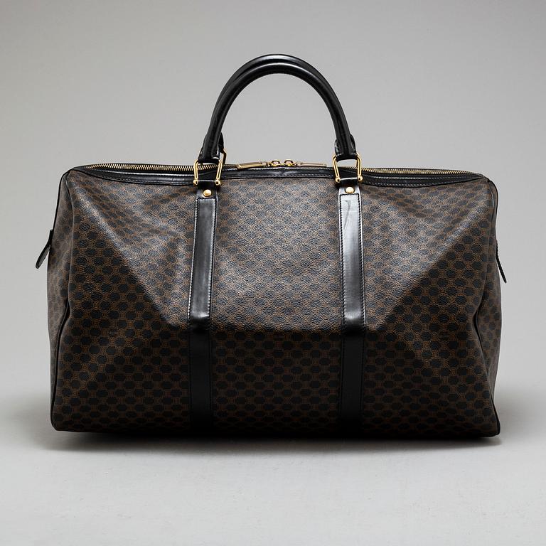 CÉLINE, a 'Macadam Duffel 50' weekend bag.