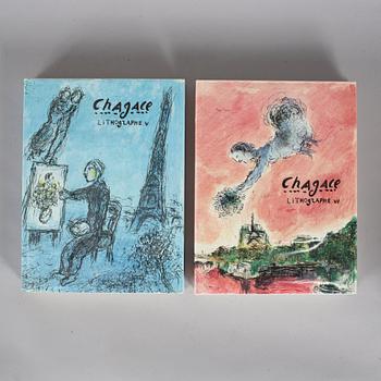 Three  volumes, "Chagall Lithographe, "IV, V, VI", 1969-1985.