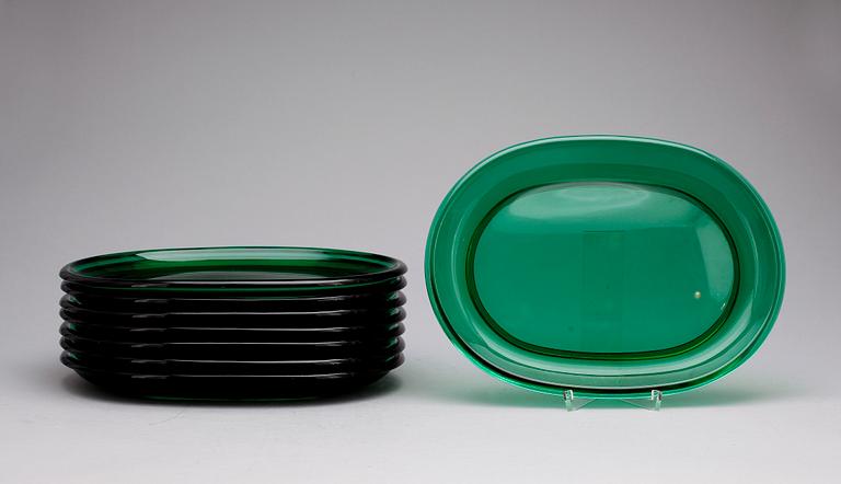 HUMMERTALLTIKAR, 8 st, glas, Reijmyre för Firma Svenskt Tenn.