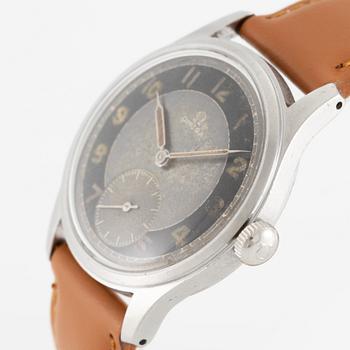 Omega, "Antimagnetisk, Vattentät, Stötskyddad", armbandsur, 35 mm.