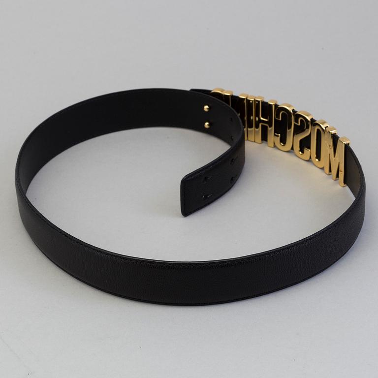 a belt by Moschino.