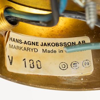 Hans-Agne Jakobsson, vägglampa, modell "V-180", Markaryd.