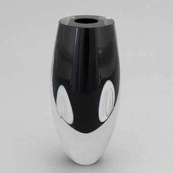 Timo Sarpaneva, a 'Claritas' glass vase, Iittala, Finland, 1985.