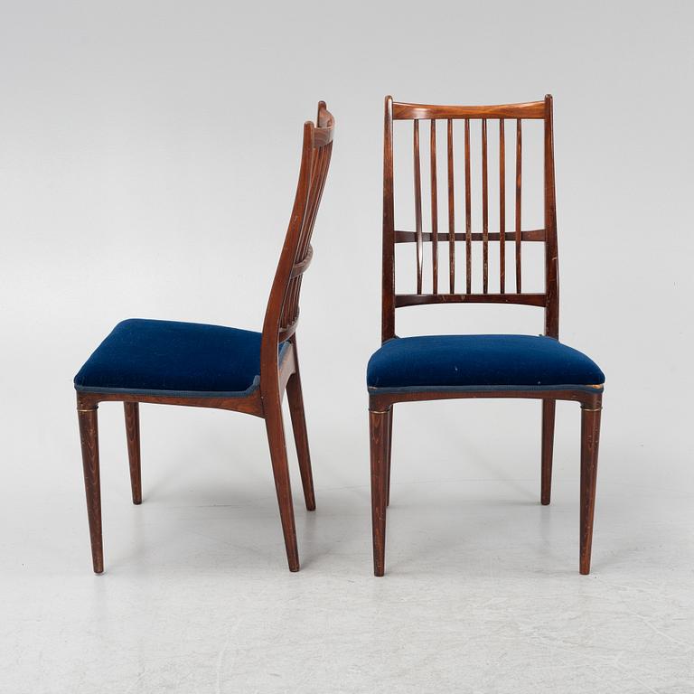 Svante Skogh, a 9-piece 'Cortina' dining group, Seffle Möbelfabrik, Säffle, Sweden, 1950's/60's.