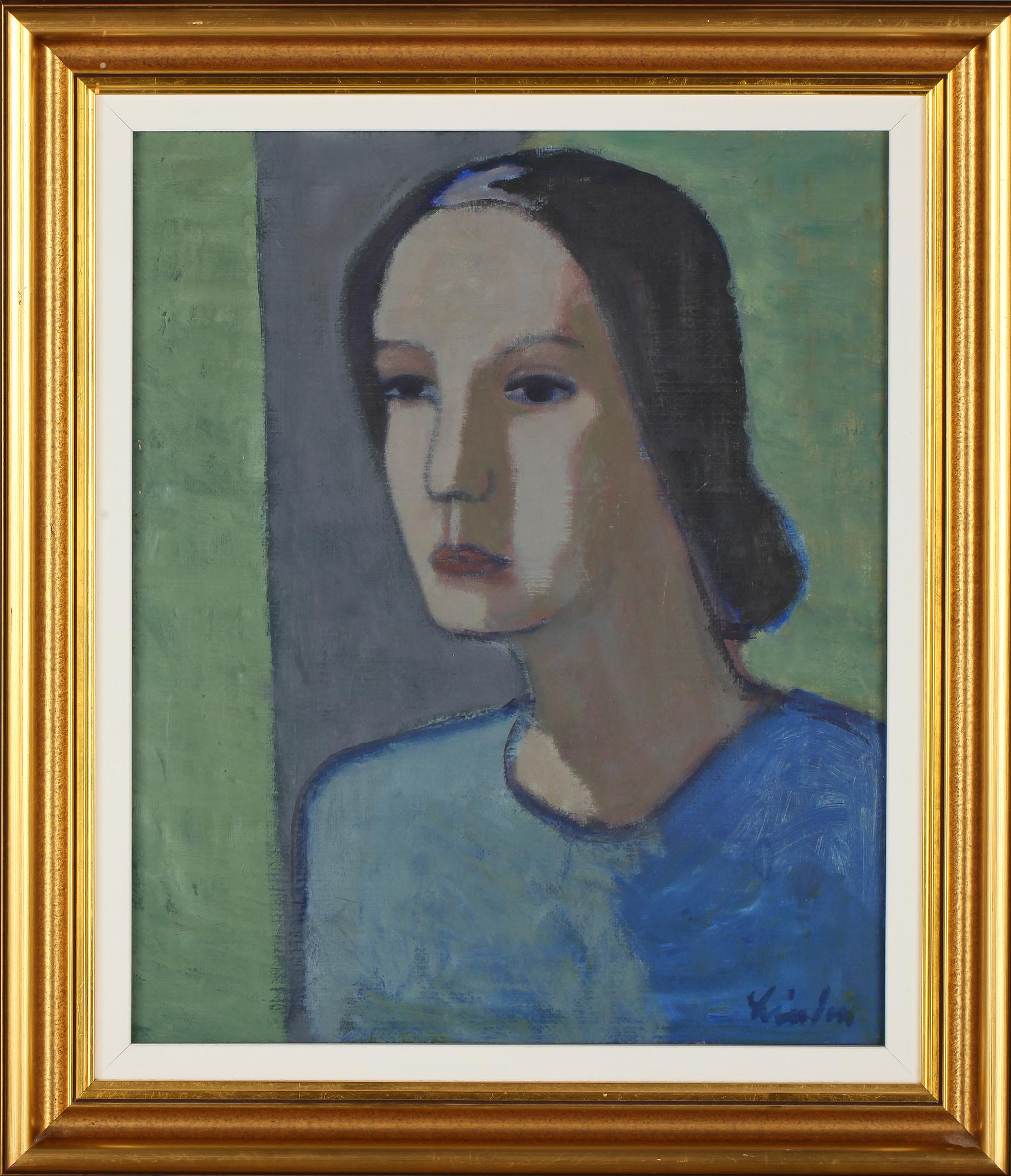 HELGE LINDEN, olja på pannå, signerad.