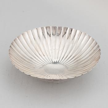 SIGVARD BERNADOTTE, a sterling silver "Strawberry" bowl, Georg Jensen, Copenhagen, post 1945, model 856.