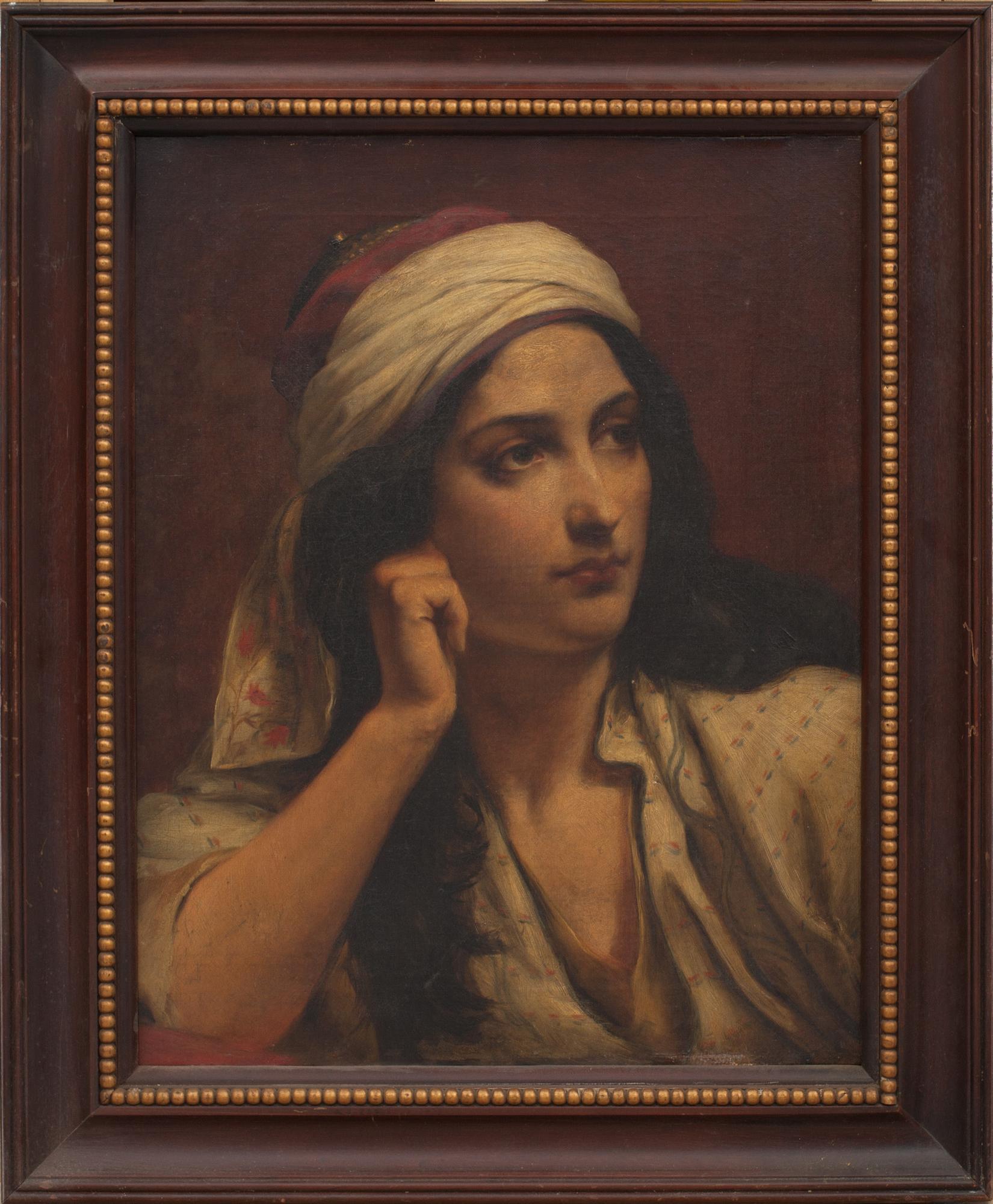 OKÄND KONSTNÄR, olja på duk, 1800-talets andra hälft.