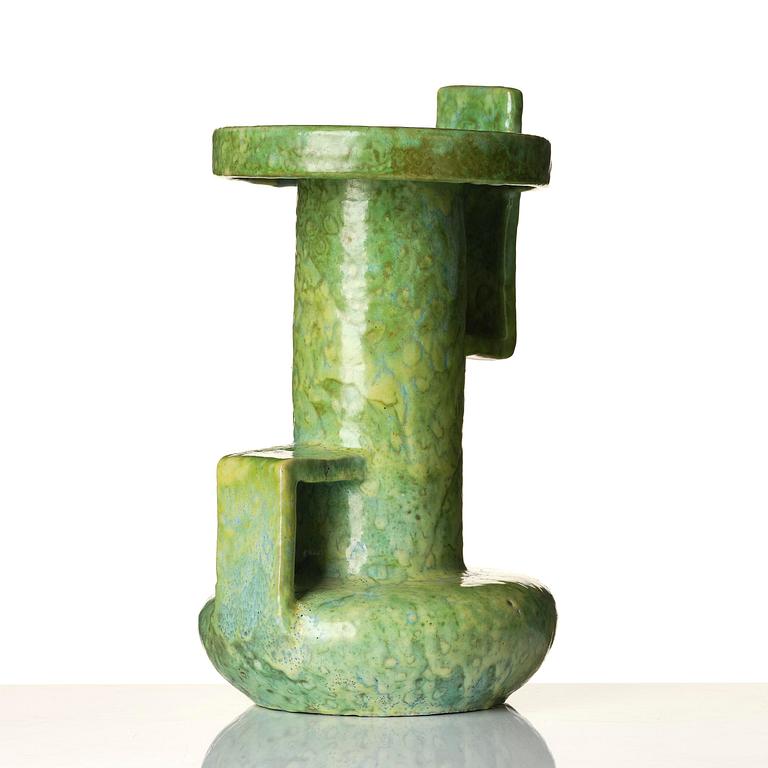 Allan Ebeling, a unique glazed ceramic vase, Torshälla, 1934.