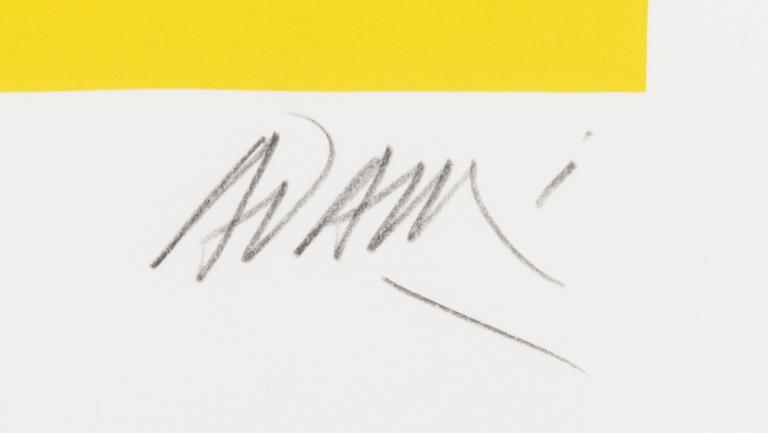 VALERIO ADAMI, väriserigrafia, signeerattu ja numeroitu H.C.