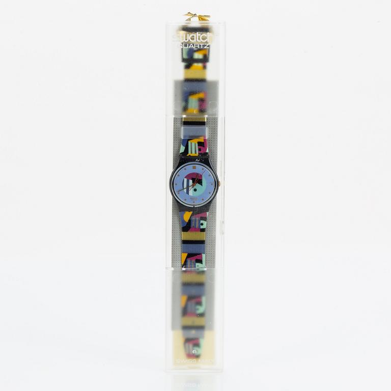 Swatch, Gold Inlay, wristwatch, 34 mm.