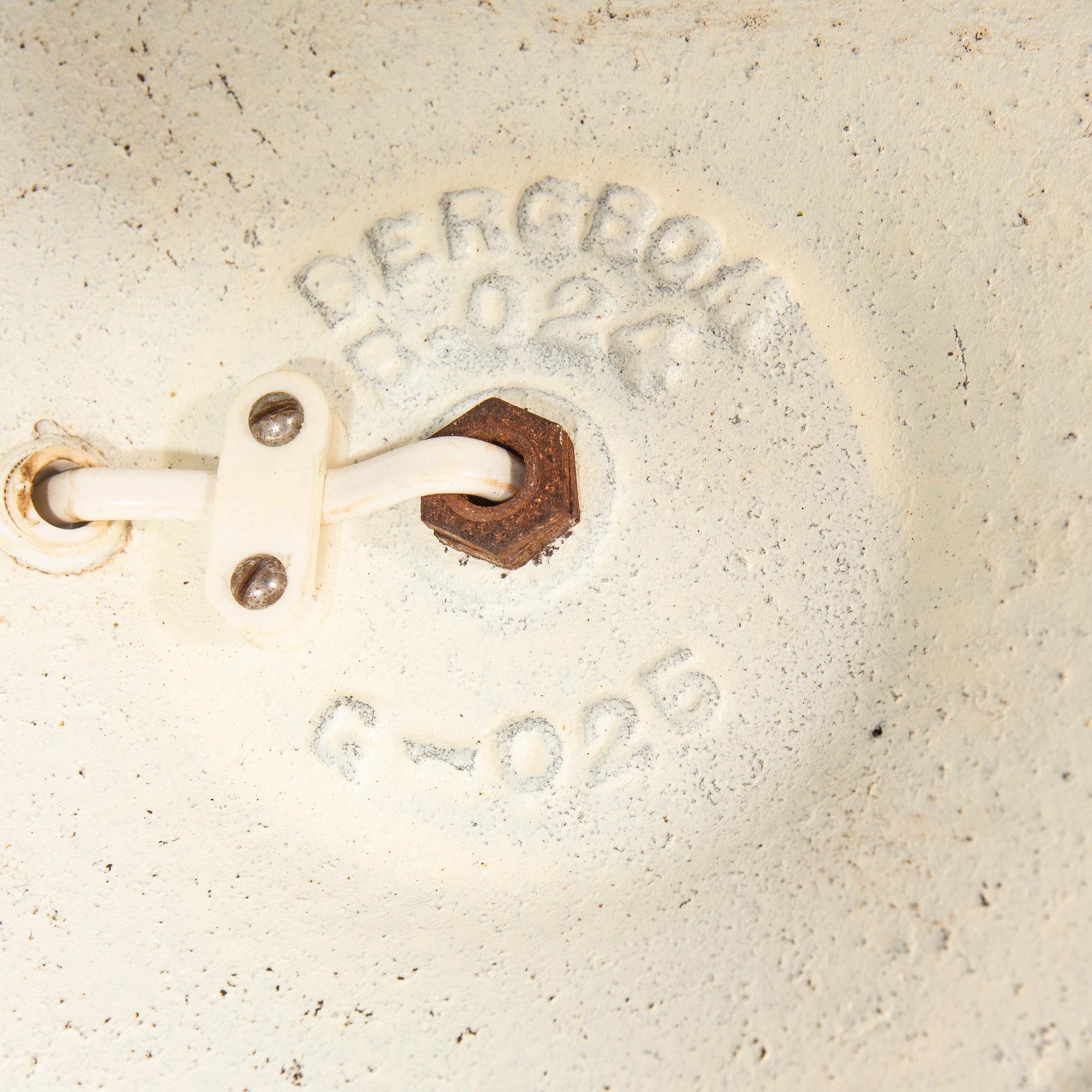 A pair of brass table lamps B024 from Bergboms later part of the 20th century.