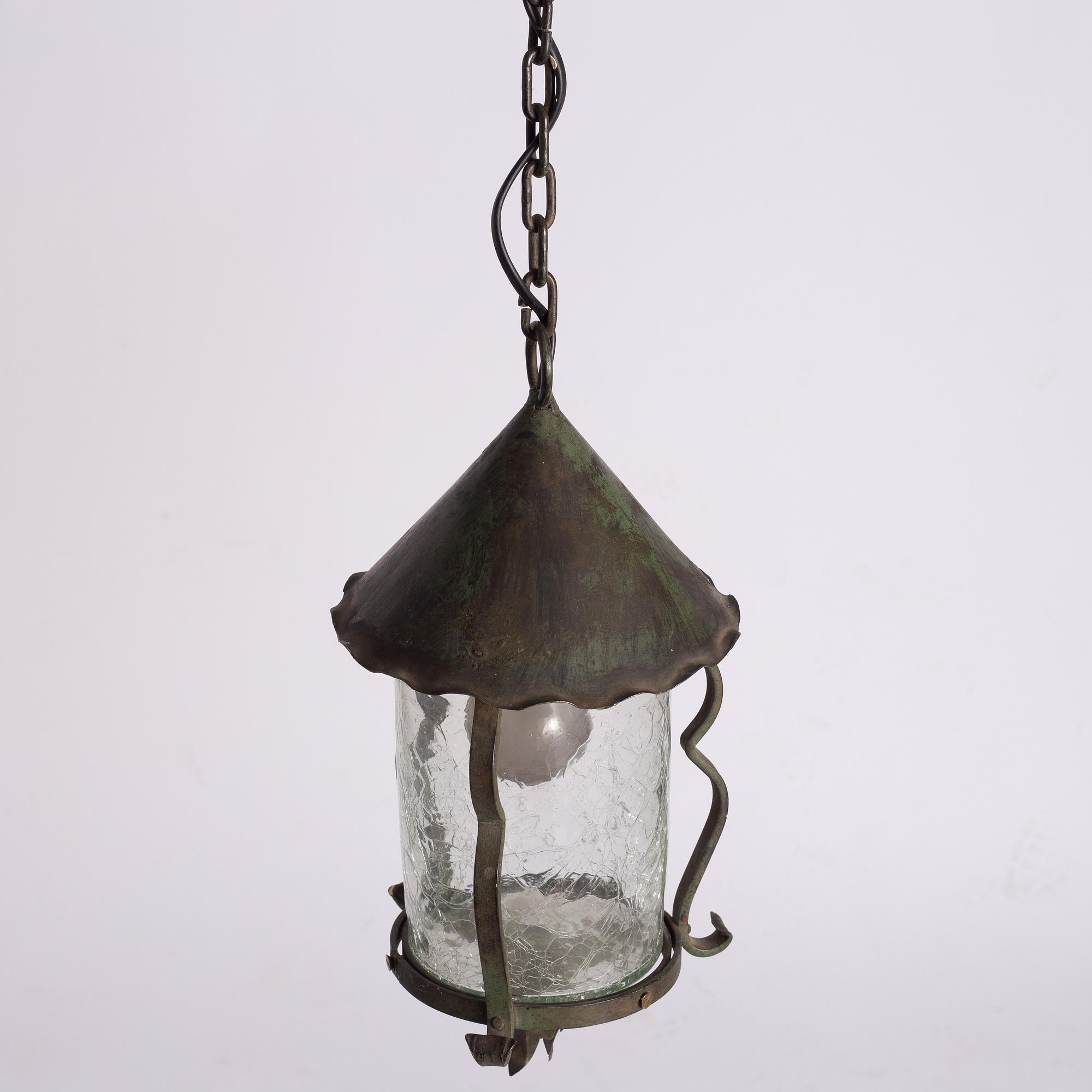 A ceiling lantern, 1920s.