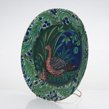 Dorrit von Fieandt, fat, porslin, signerad DF, stämpelmärkt Hubertus Pro Arte 1993, Arabia.