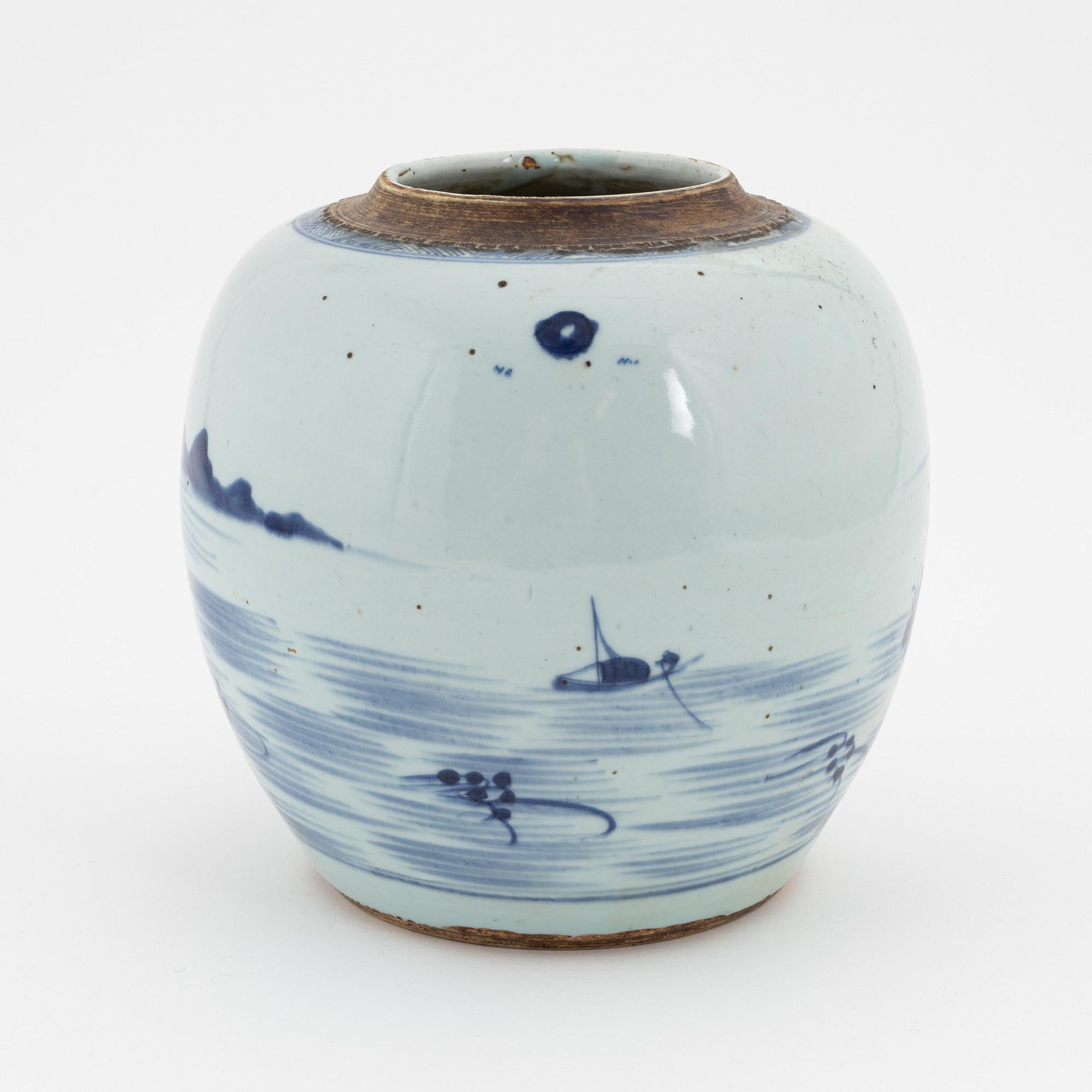 Bojan, porslin, Kina, 1800-tal.
