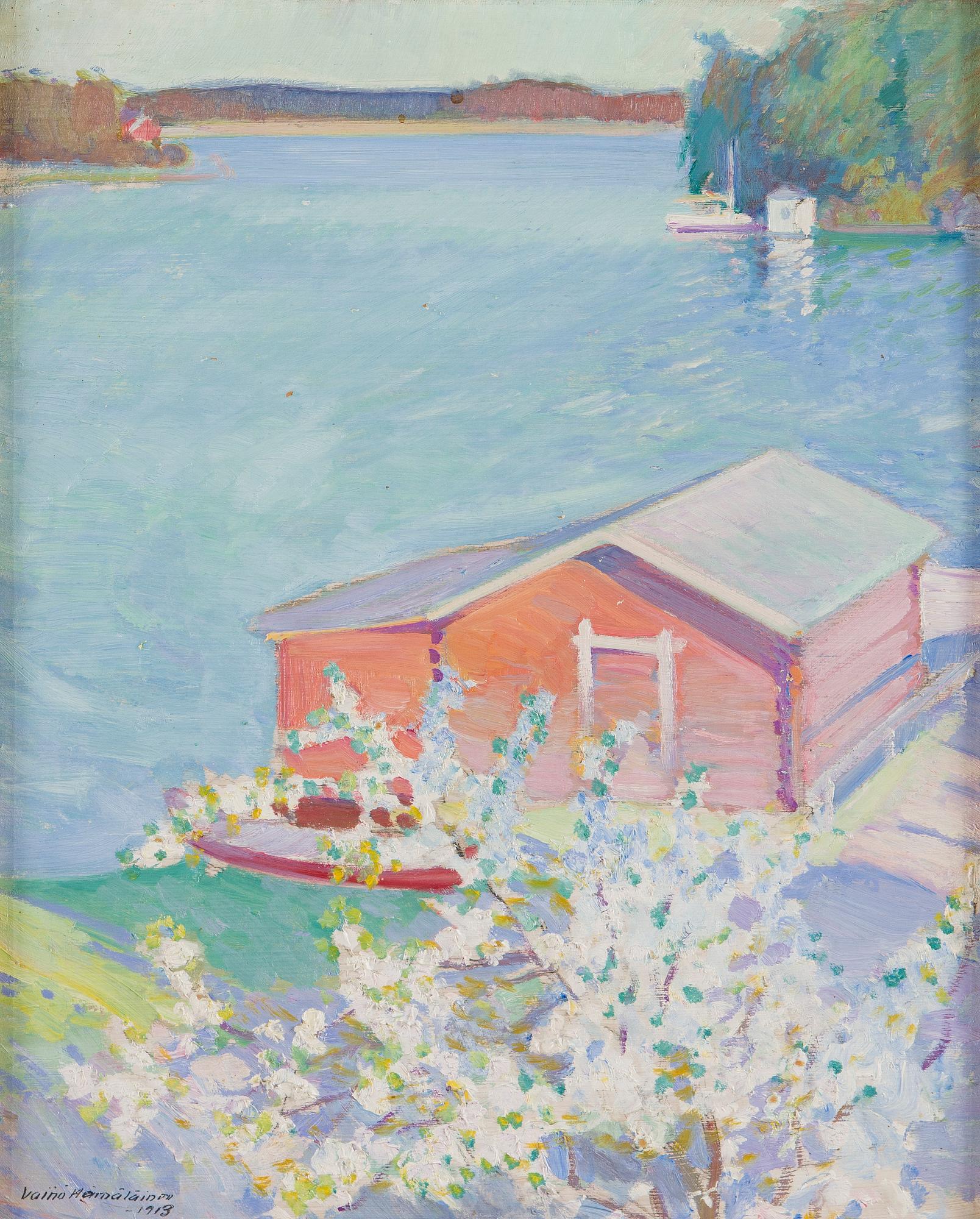 Väinö Hämäläinen, The Apple Tree by the Boathouse.