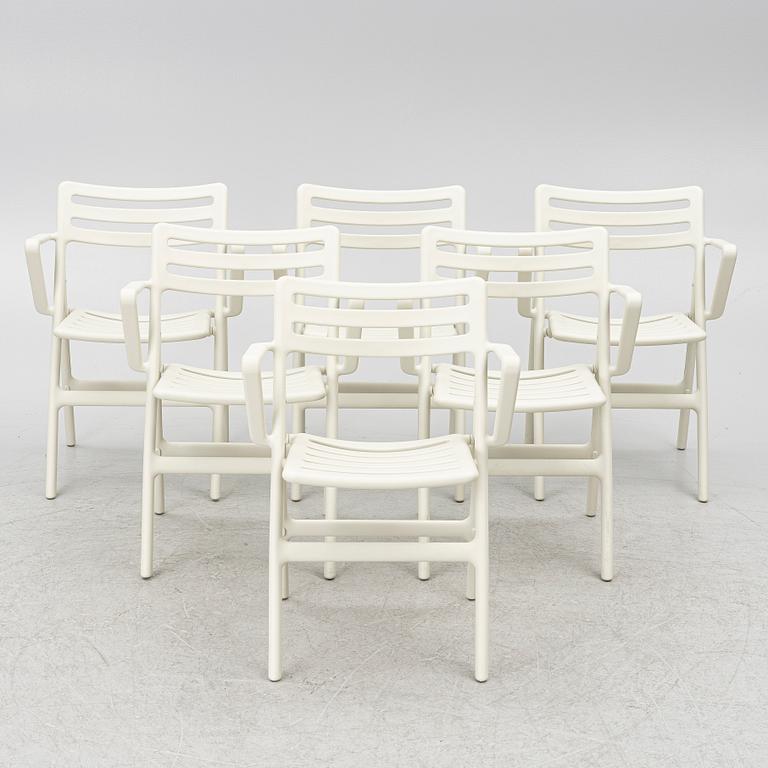 Jasper Morrison, stolar, 6 st, "Folding Air-Chair", Magis.