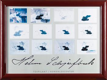 POSTER, "Helene Schjerfbeck Toipilaat - Konvalescenter".