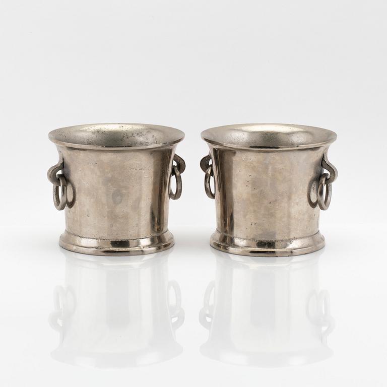 Wine coolers, a pair, 21st century.