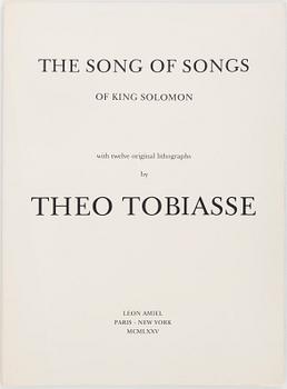 THEO TOBIASSE, lithographs in colour, 12, from "The song of songs of King Salomon", signed XXI/C.