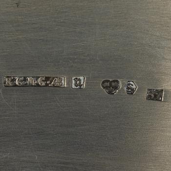 Ten Swedish silver dishes, including mark of KG Markström, Uppsala 1916.