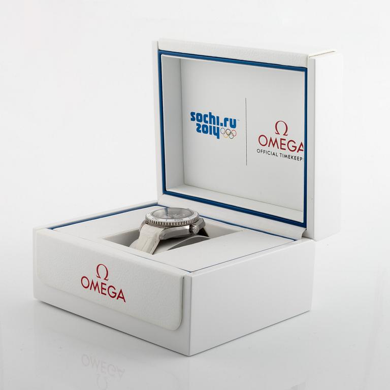 Omega, Seamaster, Professional, Planet Ocean 600 M, Olympic Collection Sochi 2014, Limited Edition, armbandsur, 37,5 mm.
