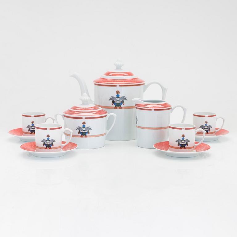 Cartier, An 11-piece tea service set 'La Maison Venitienne' Limoges, France 1989.