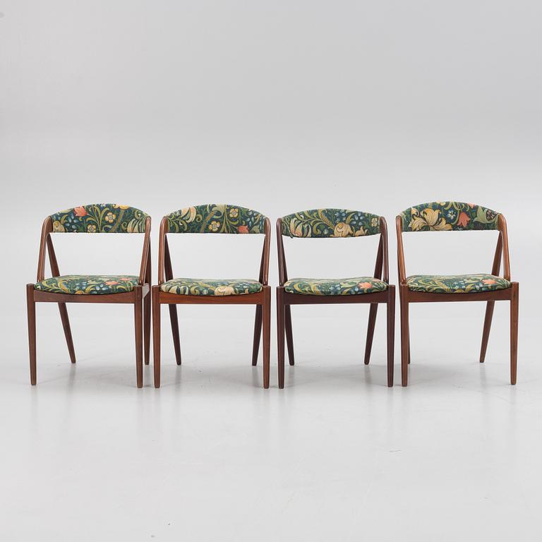 Kai Kristiansen, three "Pige"/"T21" chairs, Denmark, 1950's/60's.