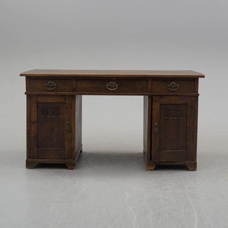 An early 20th century writing desk.