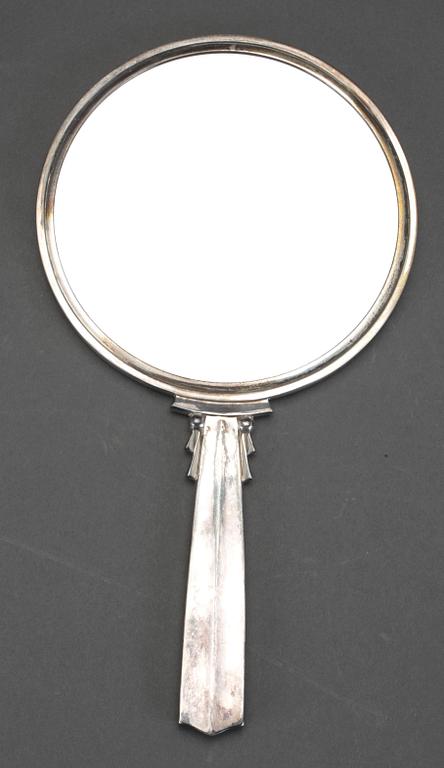 TOALETTSET, silver, 3 delar, Georg Jensen, 1900-tal.