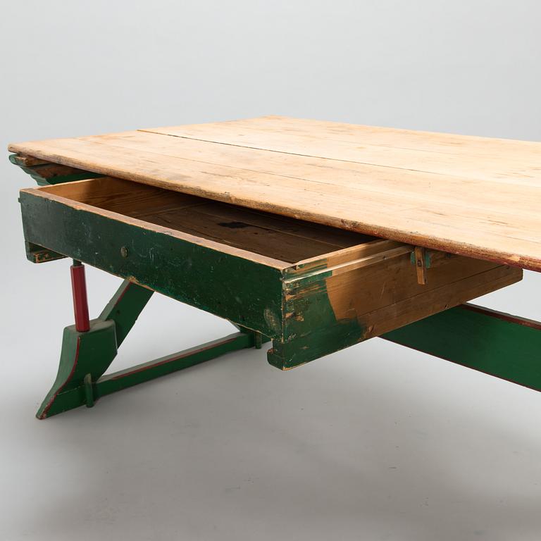 DRAWING-/ARCHITECT TABLE, late 19th century.