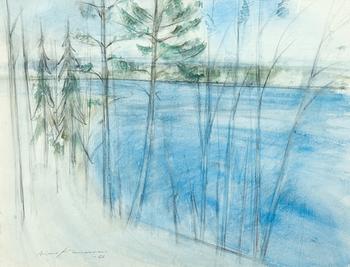 467. Aimo Kanerva, COASTAL VIEW.