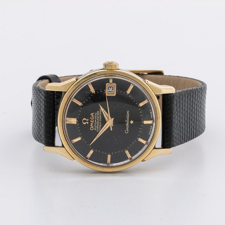 OMEGA, Constellation, Chronometer, "Pie-Pan", wristwatch, 34 mm.