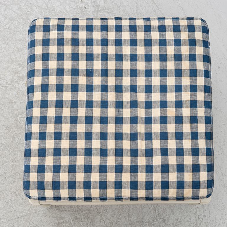 Footstool, "Medevi Brunn", from IKEA's 18th-century series, 1990s.