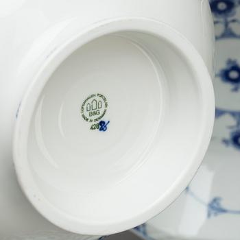 SERVIS, 75 dlr, "Blå malet", Bing o Gröndahl, porslin, 1900-talets andra hälft.