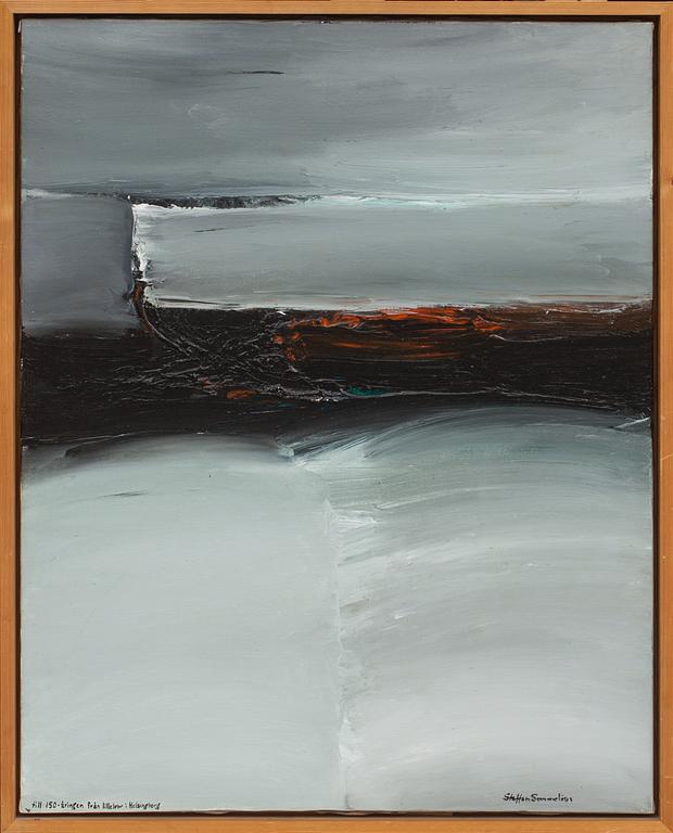 STAFFAN SOMMELIUS, olja på duk, signerad.