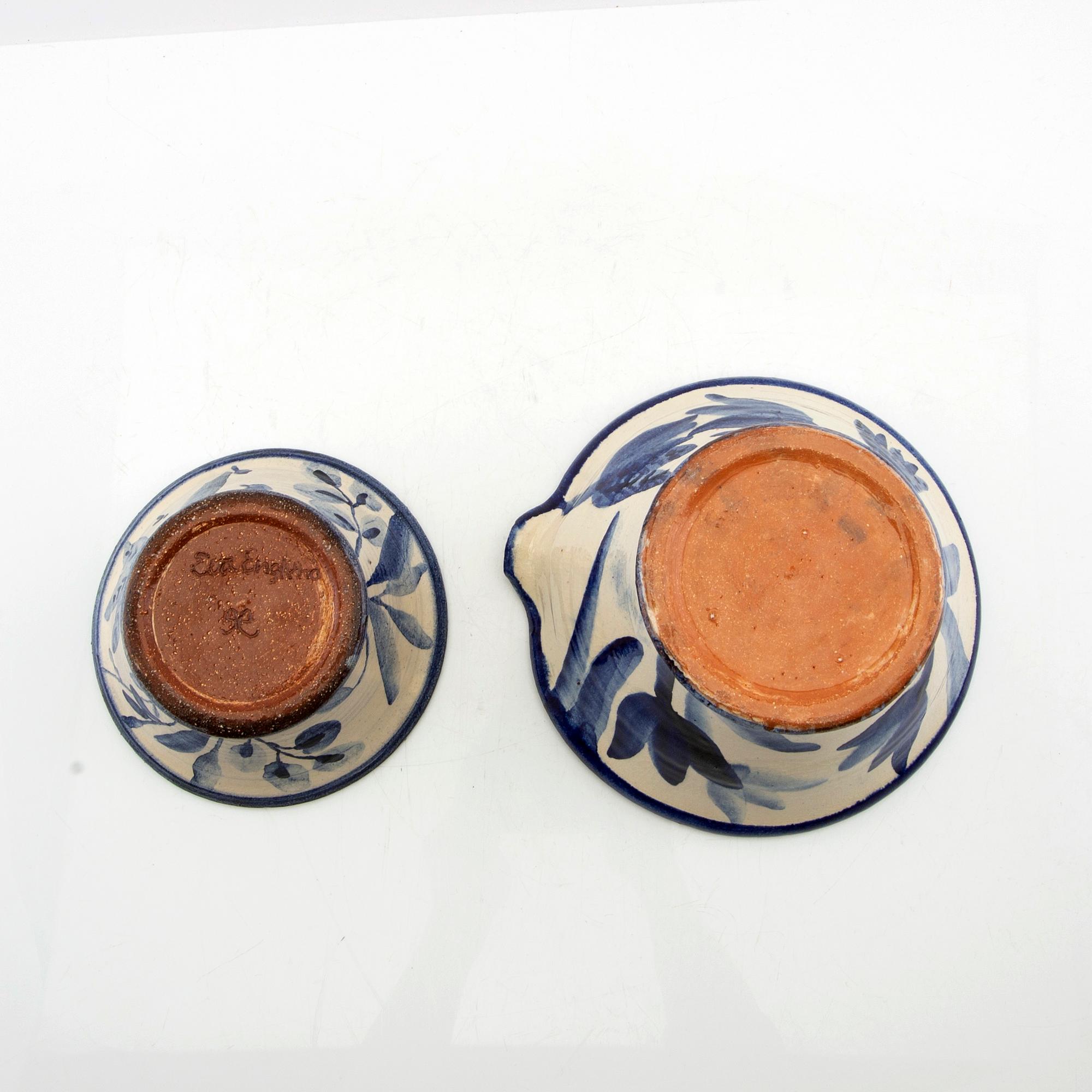 Eva Englund, 2 signed bowls.