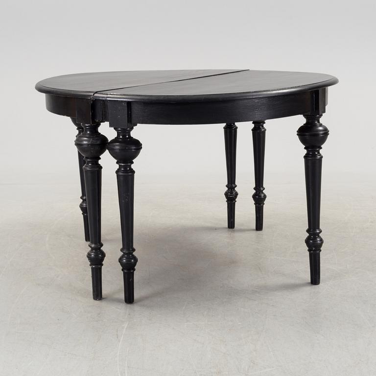 A 19th century dining table.