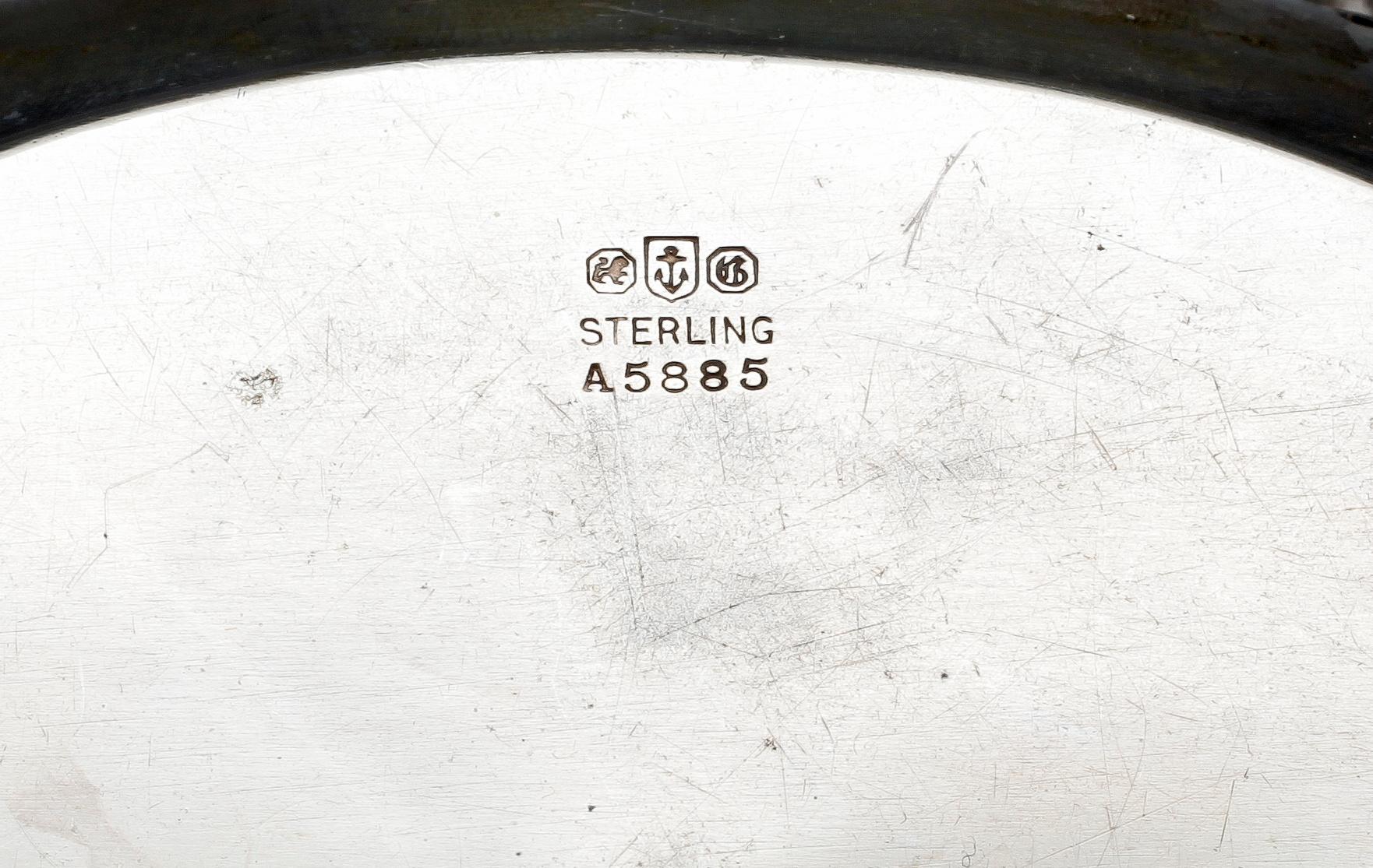 PARTI SILVER, 5 delar, bla Sverige. 1800-1900-tal. Totalvikt ca 340 gr.