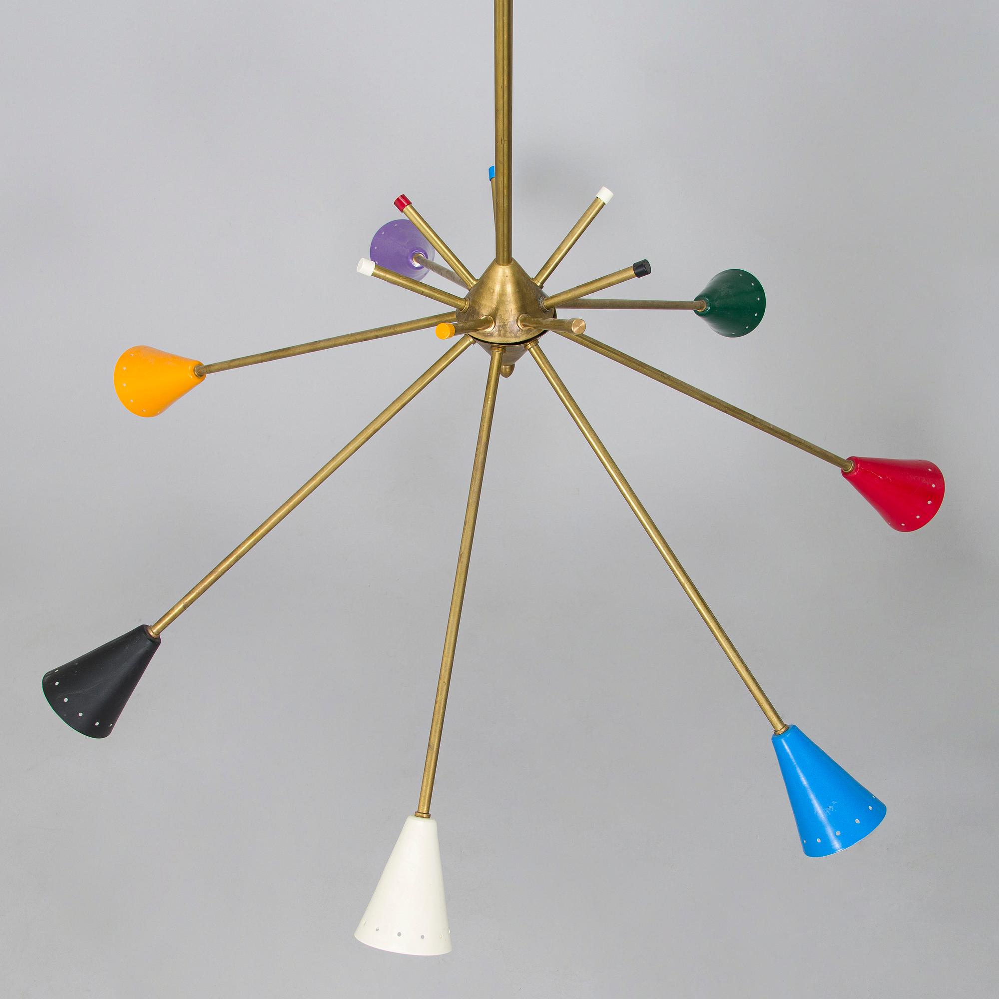 Taklampa, sputnikmodell, Luci, Italien, samtida.